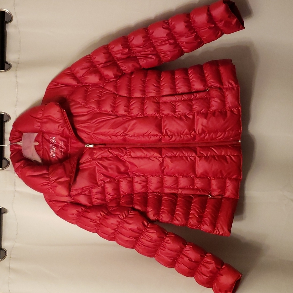 Kenneth Cole Puffer Red Jacket